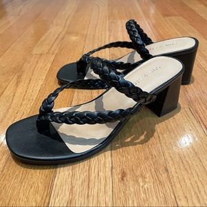 Black Wiinnie Braided Dress Sandals